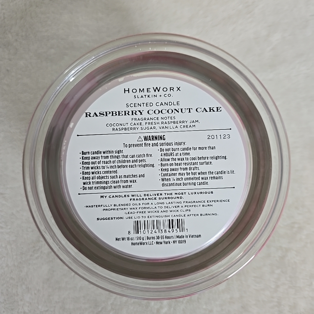 Homeworx Raspberry Coconut Cake - Picture 3 of 3